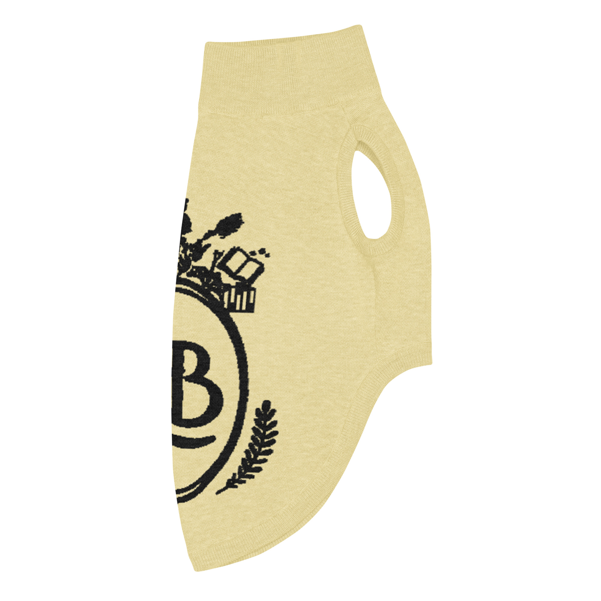 OLB Knit Pet Sweater in Butter & Onyx - Image 21