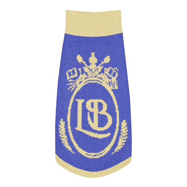 OLB Knit Pet Sweater in Lapis