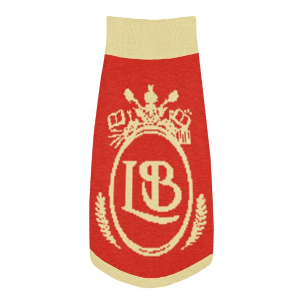 OLB Knit Pet Sweater in Cherry