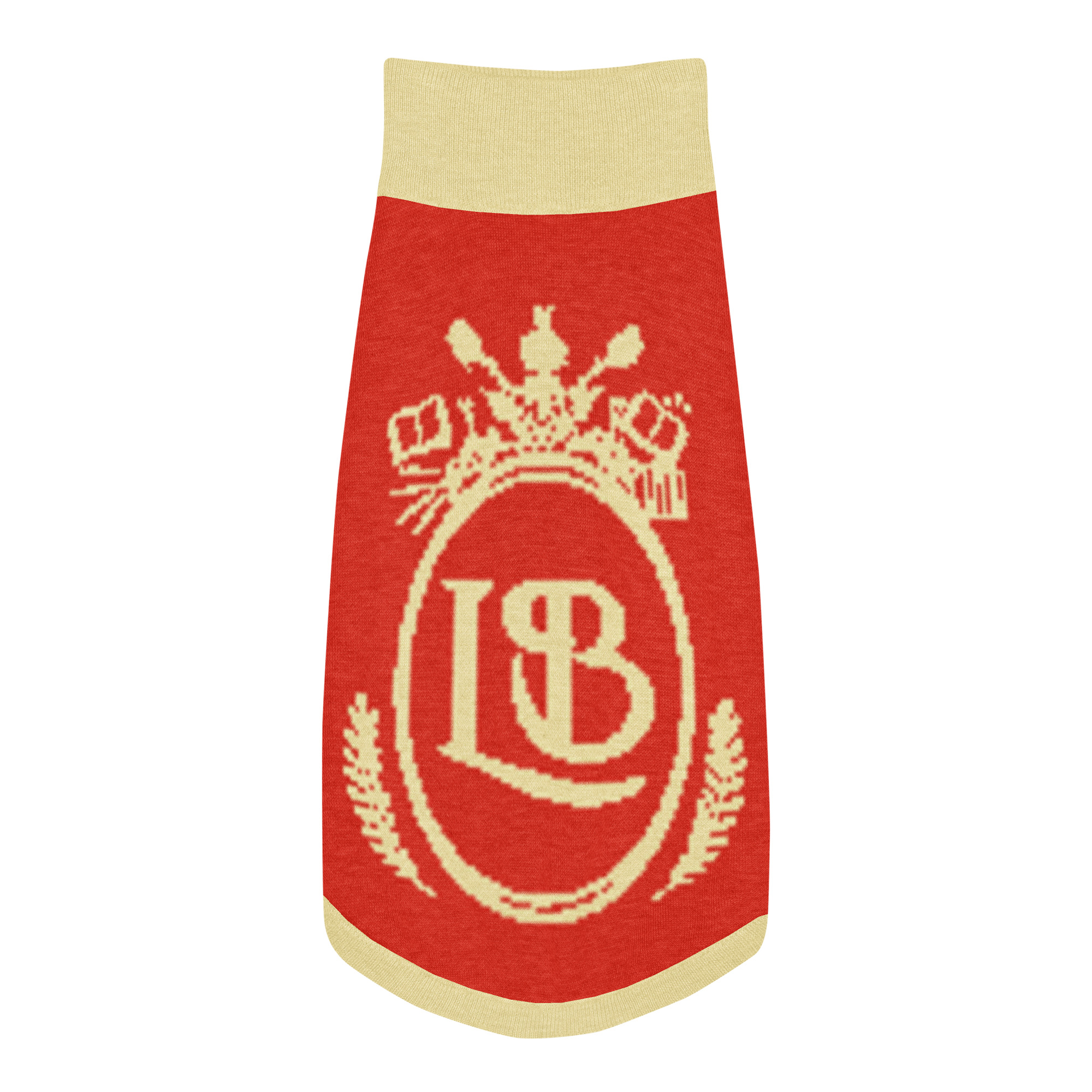 OLB Knit Pet Sweater in Cherry - Image 1
