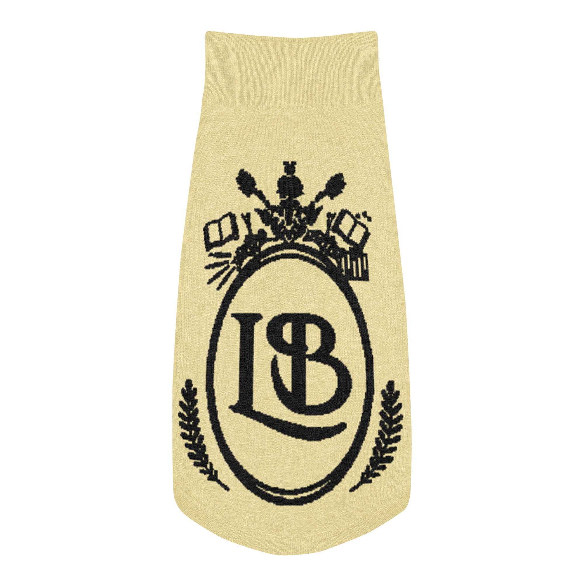 OLB Knit Pet Sweater in Butter & Onyx - Image 13