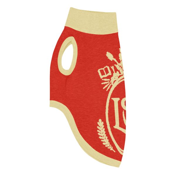 OLB Knit Pet Sweater in Cherry