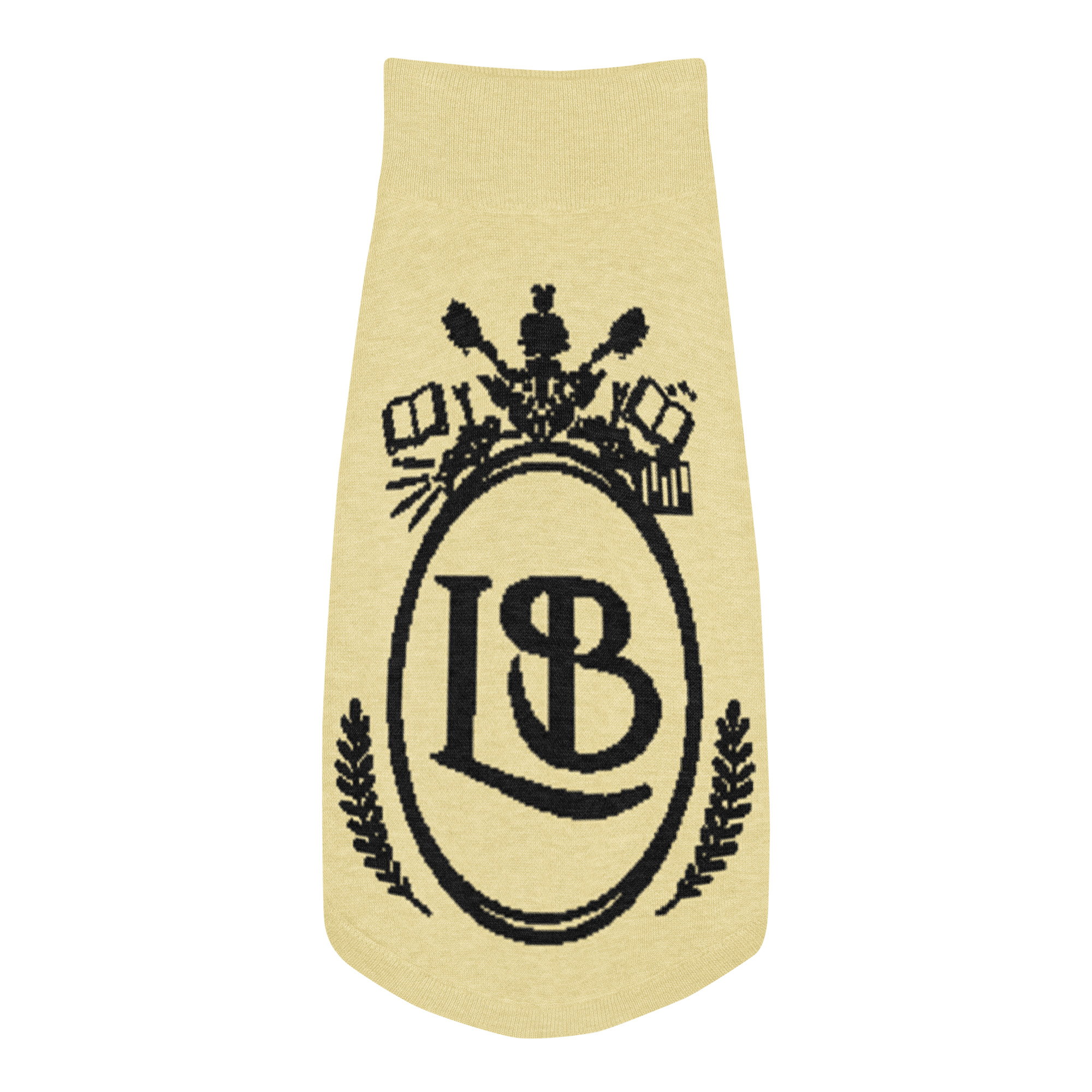OLB Knit Pet Sweater in Butter & Onyx - Image 10