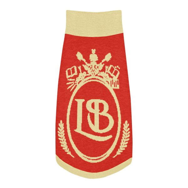 OLB Knit Pet Sweater in Cherry