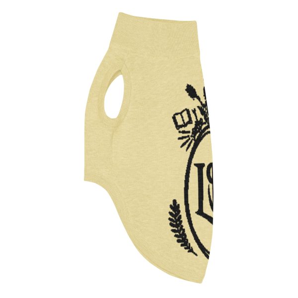 OLB Knit Pet Sweater in Butter & Onyx