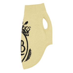 OLB Knit Pet Sweater in Butter & Onyx - Image 12