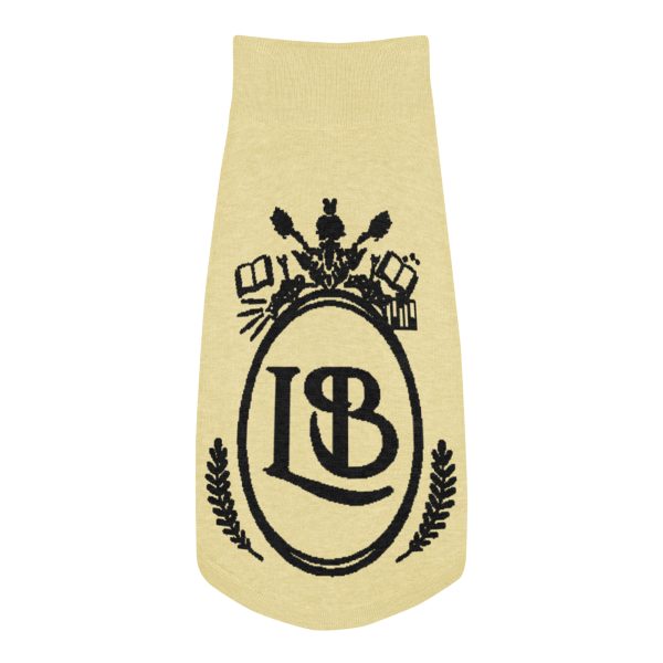 OLB Knit Pet Sweater in Butter & Onyx