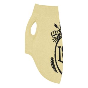 OLB Knit Pet Sweater in Butter & Onyx - Image 5