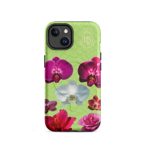 Botanica Magsafe iPhone Case in Lime