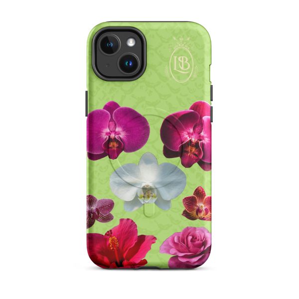 Botanica Magsafe iPhone Case in Lime