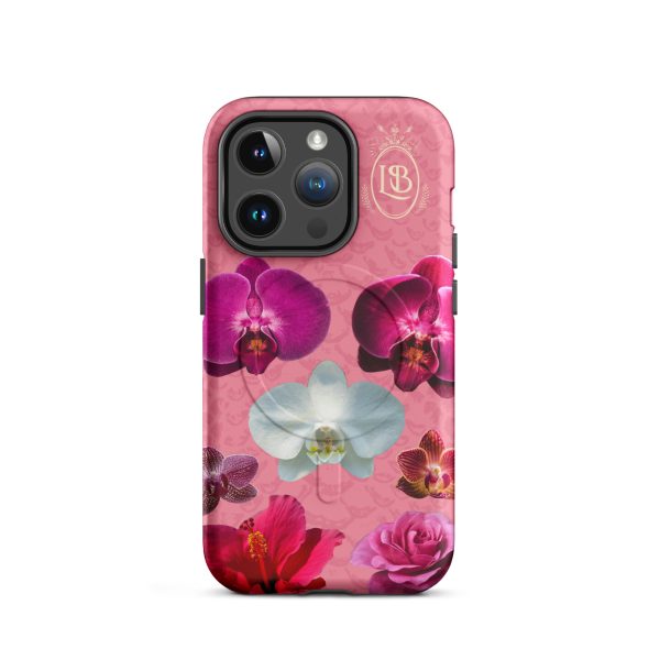 Botanica Magsafe iPhone Case in Flamingo
