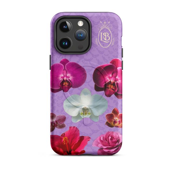 Botanica Magsafe iPhone Case in Lavender