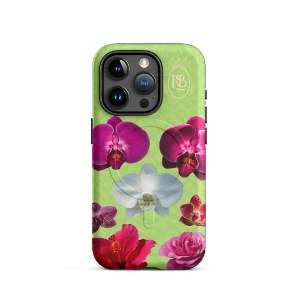 Botanica Magsafe iPhone Case in Lime