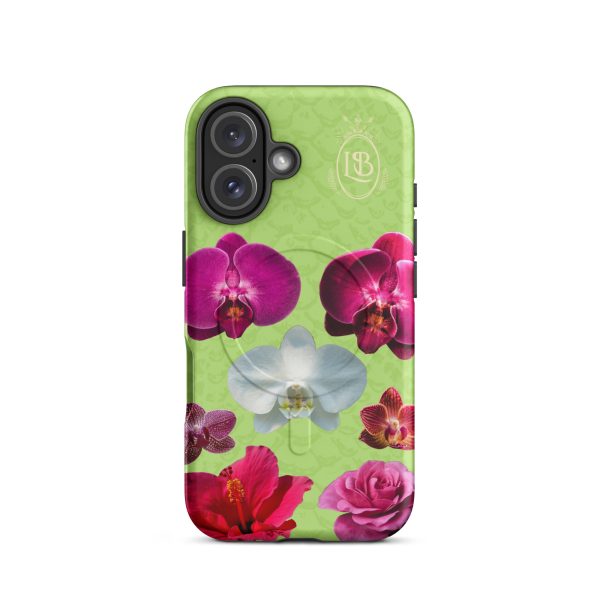 Botanica Magsafe iPhone Case in Lime