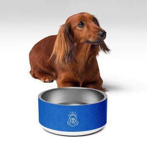 Exotic Crest Pet Bowl in Royal - Image 4