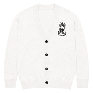 Scholar Cardigan in Porcelain - Image 14