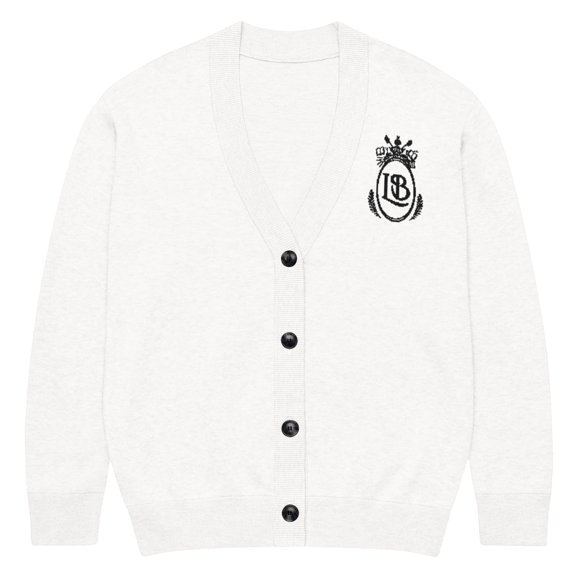 Scholar Cardigan in Porcelain - Image 1