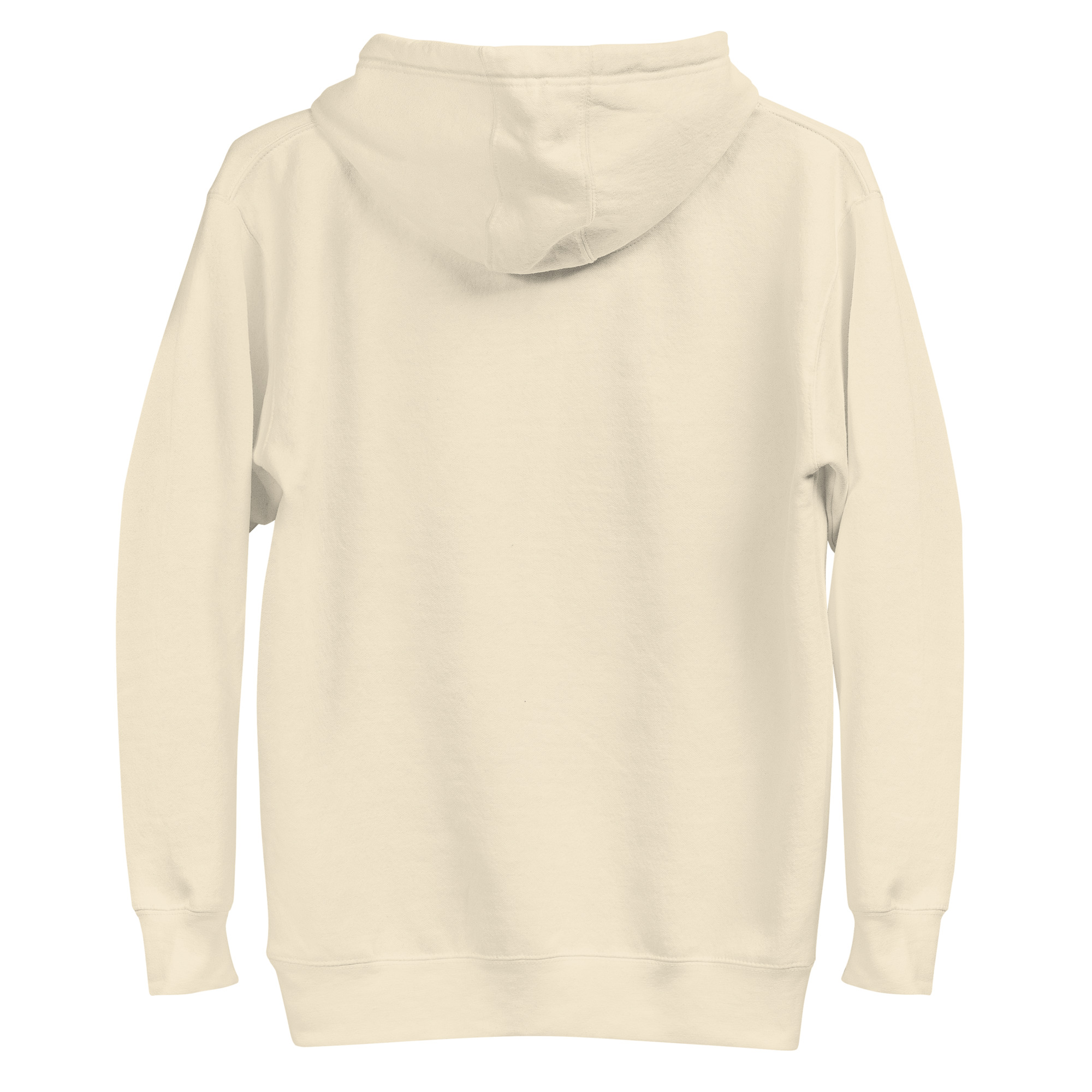 LB Crest Hoodie in Ivory & Gold Embroider - Image 3