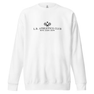 LB Athletics Club Sweatshirt in Porcelain - Image 2
